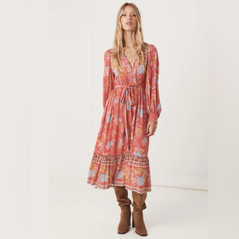 SPELL Meadowland Boho Midi Dress